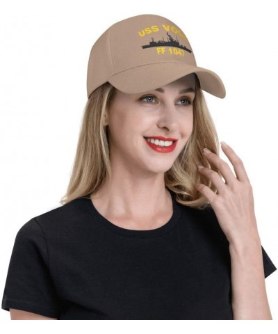 USS VOGE FF 1047 DE 1047 Flag Denim Hats Baseball Caps Fisherman's hat Knitted hat Natural $14.73 Baseball Caps