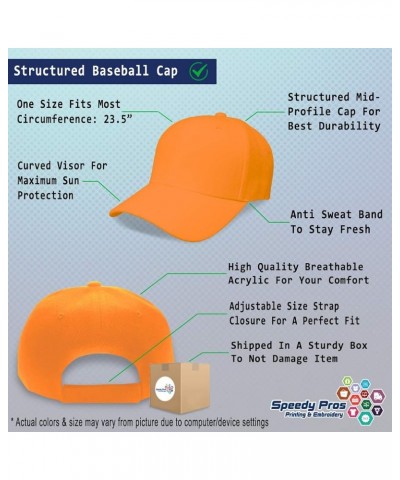 Baseball Cap Home Economist Improve Acrylic Nutrition Dad Hats for Men and Women Orange Personalized Text Here $13.50 Basebal...