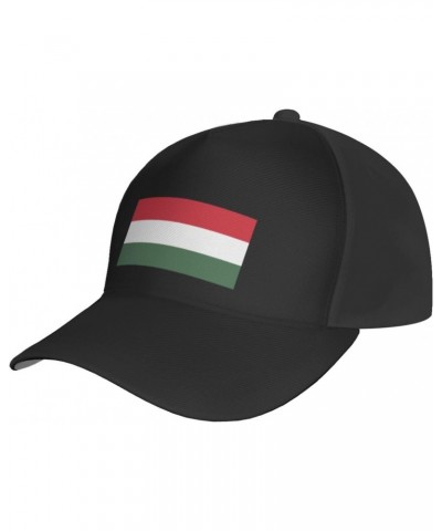 Flag of Hungary Baseball Cap for Men Women Adjustable Dad Hat Outdoor Casual Trucker Caps Sun Hats Black $14.65 Baseball Caps