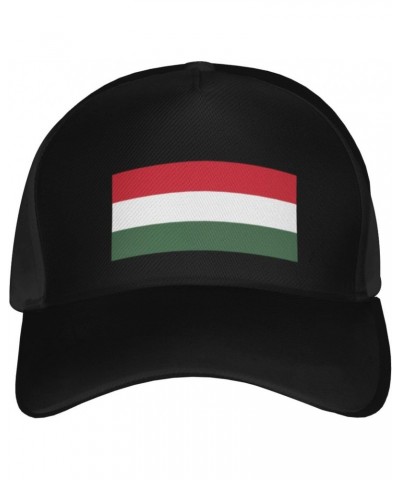 Flag of Hungary Baseball Cap for Men Women Adjustable Dad Hat Outdoor Casual Trucker Caps Sun Hats Black $14.65 Baseball Caps