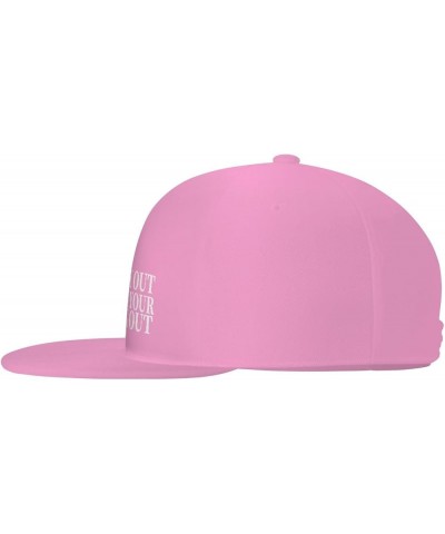 Blackwith Your RackHat Baseball Cap Workout Hats with Adjustable Strap Pink $11.08 Baseball Caps