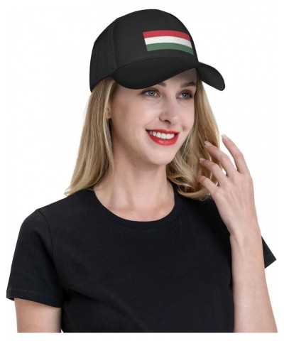 Flag of Hungary Baseball Cap for Men Women Adjustable Dad Hat Outdoor Casual Trucker Caps Sun Hats Black $14.65 Baseball Caps