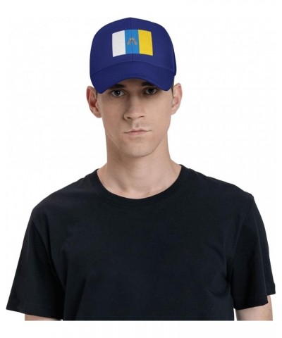 Flag of The Canary Islands Baseball Cap for Men Women Hat Adjustable Truck Driver Baseball Caps Dad Hats Blue $12.66 Baseball...