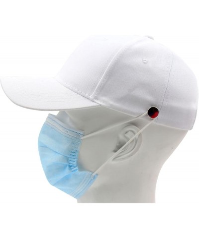 Women Athletic Baseball Fitted Cap Running Outdoor Dad Hat Adjustable Caps Classic Plain Hats Four Seasons White $7.63 Baseba...