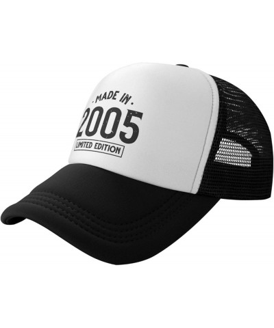 Vintage 2005 Limited Edition Unisex Adjustable Washed Baseball Cap Black Black $12.32 Baseball Caps