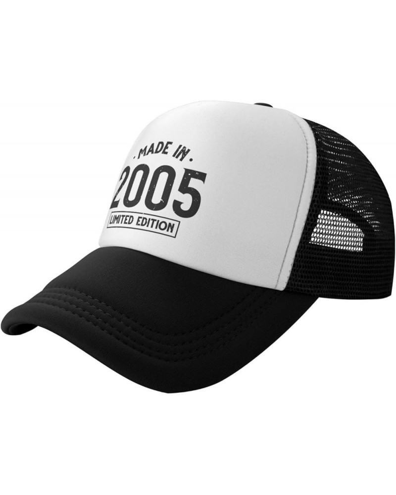 Vintage 2005 Limited Edition Unisex Adjustable Washed Baseball Cap Black Black $12.32 Baseball Caps