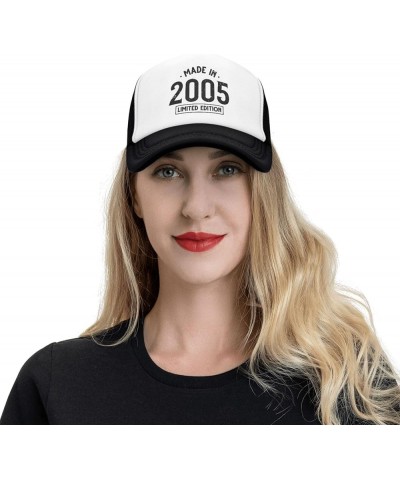 Vintage 2005 Limited Edition Unisex Adjustable Washed Baseball Cap Black Black $12.32 Baseball Caps