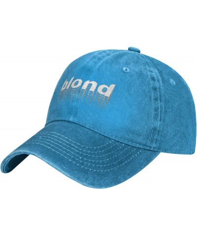 Vintage Washed Baseball Cap Dad Hat Adjustable Trucker Hat for Women Men Black Blue $10.59 Baseball Caps