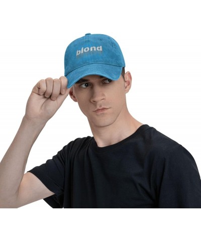 Vintage Washed Baseball Cap Dad Hat Adjustable Trucker Hat for Women Men Black Blue $10.59 Baseball Caps