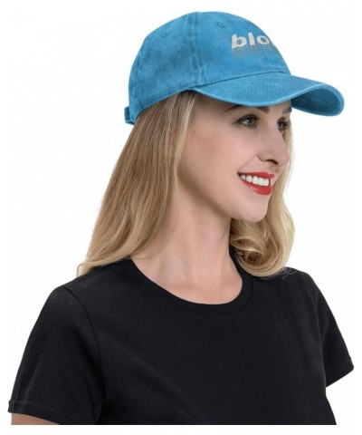 Vintage Washed Baseball Cap Dad Hat Adjustable Trucker Hat for Women Men Black Blue $10.59 Baseball Caps