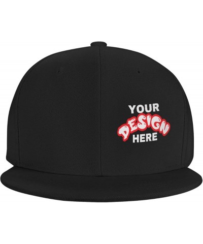 Custom Cap Add Your Design,Custom Photo Hats,Add Your Own Text and Design,Classic Mens Womens Personalized Baseball Cap Black...