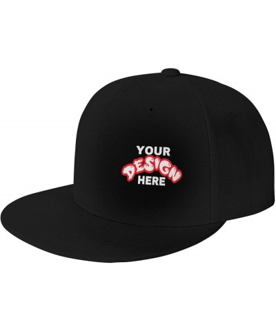 Custom Cap Add Your Design,Custom Photo Hats,Add Your Own Text and Design,Classic Mens Womens Personalized Baseball Cap Black...