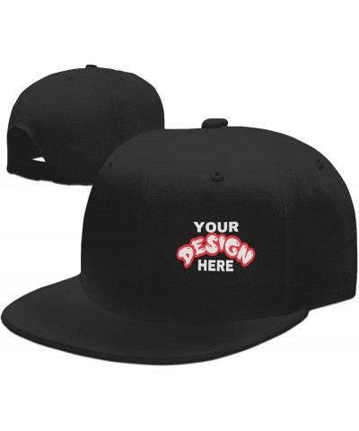 Custom Cap Add Your Design,Custom Photo Hats,Add Your Own Text and Design,Classic Mens Womens Personalized Baseball Cap Black...