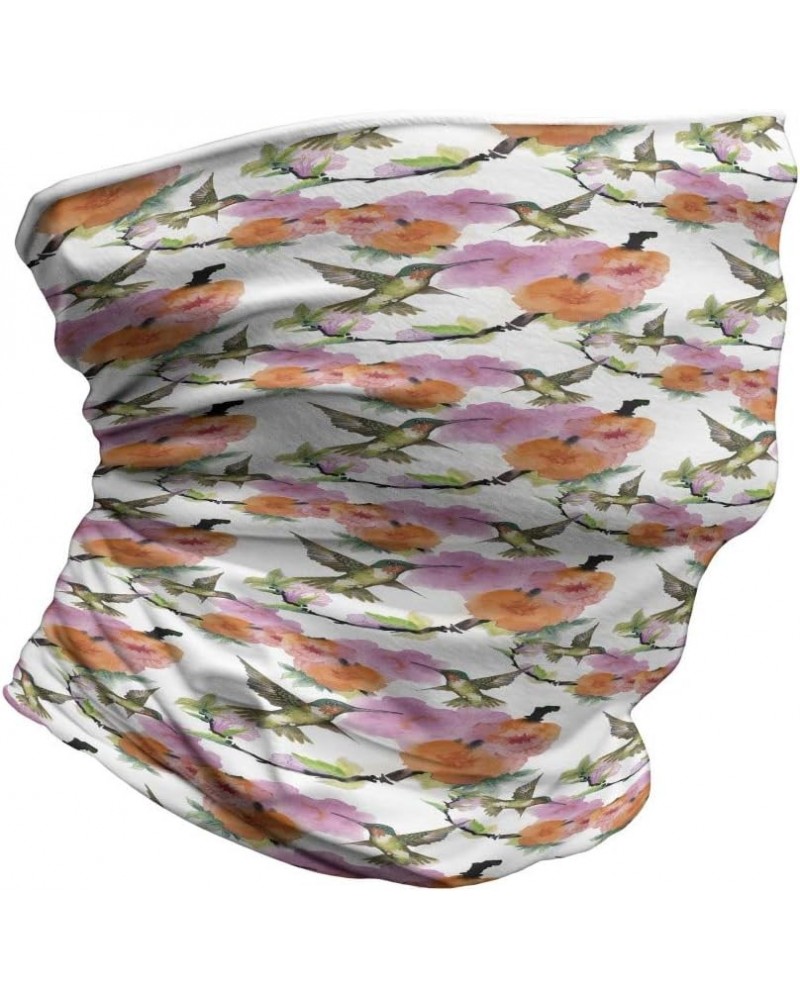 Unisex Multicolor Face and Neck Warmers Blossoms on Branches $10.79 Scarves