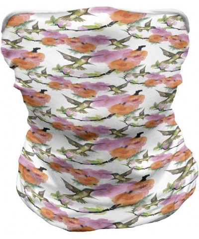 Unisex Multicolor Face and Neck Warmers Blossoms on Branches $10.79 Scarves