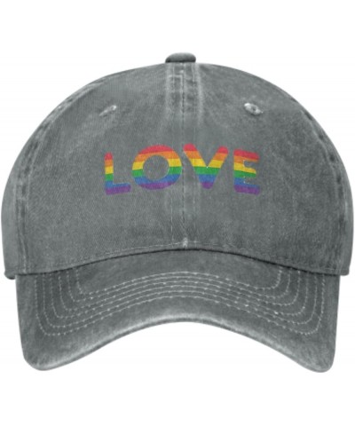 Trucker Caps Baseball Cap for Men or Women Funny Baseball Cap Rainbow Love Gray5 $7.82 Baseball Caps