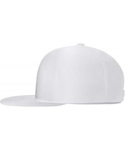 Blacksmith Hammer Logo Baseball Cap for Men Or Women Flat Brim Hat Adjustable Black White $16.92 Baseball Caps