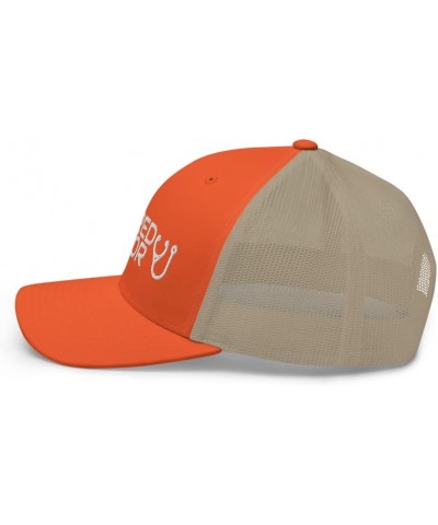 Retired Doctor Retirement Trucker Cap Mesh Hat Adjustable Rustic Orange/ Khaki $13.78 Baseball Caps