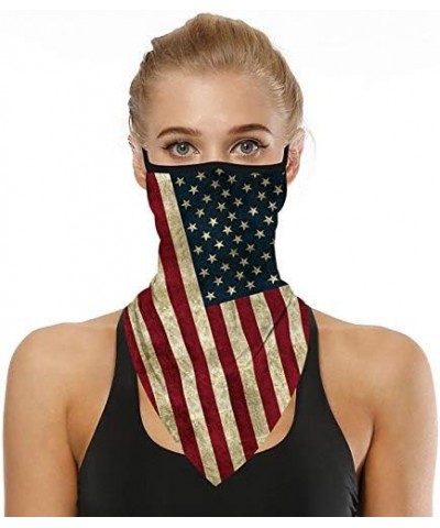 Face Bandana Neck Gaiters Ear Loops Balaclava Motorcycle Dust Wind Face Neck Cover for Men Women B01 $10.99 Balaclavas