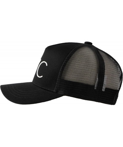 NYC Hat New York City Meshed Adjustable Baseball Cap TRM1289 Black $13.86 Baseball Caps