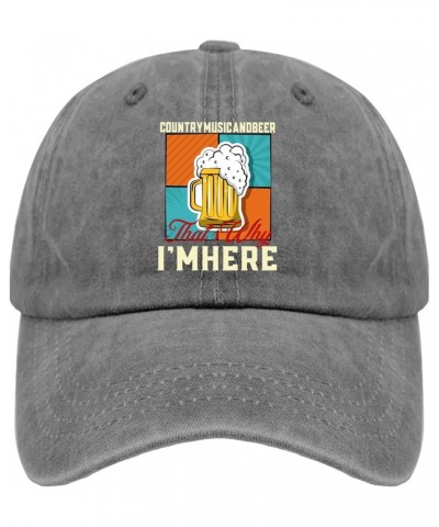 Baseball Hat Drink Athletic Hats for Womens Funny Hat Quick Dry Keep Calmm and Drink On Summer Caps Pigment Gray $7.61 Baseba...