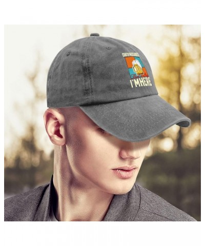 Baseball Hat Drink Athletic Hats for Womens Funny Hat Quick Dry Keep Calmm and Drink On Summer Caps Pigment Gray $7.61 Baseba...