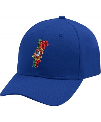 Flag Map Mesh Portugal Baseball Hats Vintage Golf Hat for Women Gift for Son Golf Blue $10.52 Baseball Caps