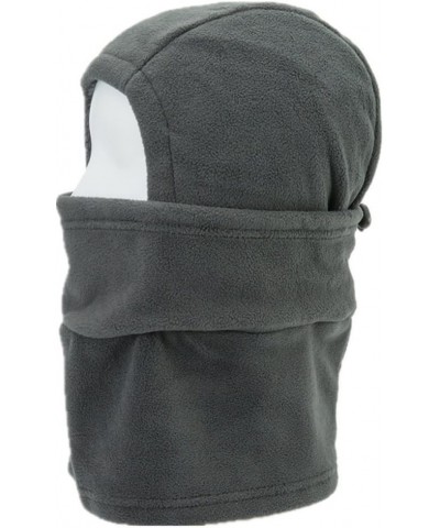 Winter Windproof Polar Fleece Neck Warmer Balaclava Hooded Face Mask Ski Hood Snowboard Mask Balaclava Grey $9.68 Scarves