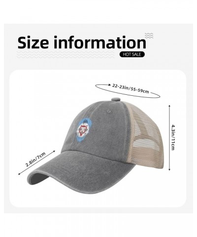 Creative Gagauz People Patriot Skull National Flag Baseball Cap Women Men Mesh Back Hats Vintage Cowboy Hat Dad Caps Gray $10...