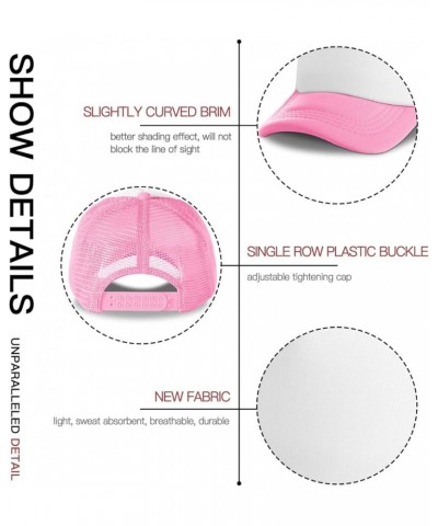 Custom Sun Visor Hat Your Image Here Curved Mesh Hat Pink 0 $13.33 Sun Hats