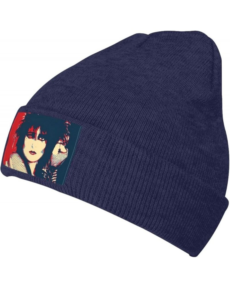 Siouxsie Music and The Banshees Warm Knitted Wool Hat Thick Thermal Snow Skull Cap for Men and Women Winter Hats Black Navy B...