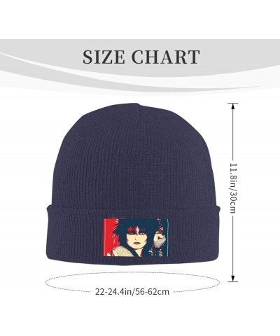 Siouxsie Music and The Banshees Warm Knitted Wool Hat Thick Thermal Snow Skull Cap for Men and Women Winter Hats Black Navy B...