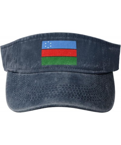 Flag of Southwestern Somalia (2002) Sun Hat Sun Visor Hats for Women Men Baseball Cap Golf Hats Navy Blue $13.73 Visors