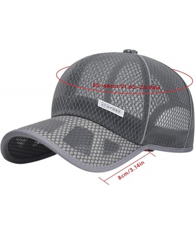 Women Men Mesh Baseball Cap Classic Low Profile Soft Adjustable Unconstructed Dad Hat Breathable Hats Hot Pink $6.88 Baseball...