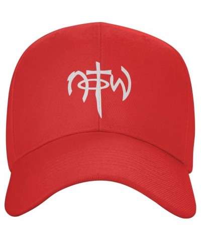 Not of This World Christian Jesus Peaked Hat Men Women Adjustable Trendy Curved Brim Baseball Caps Black Red $12.92 Baseball ...