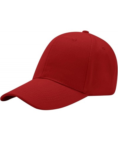 Sport Hats for Womens Mens and Womens Summer Fashion Casual Sunscreen Baseball Caps Cap Hats Wine 2 $7.45 Baseball Caps