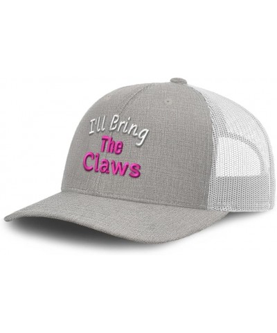 Trucker Baseball Cap I'll Bring The Claws Cotton Dad Hats for Men & Women Heather Tan White $13.77 Baseball Caps