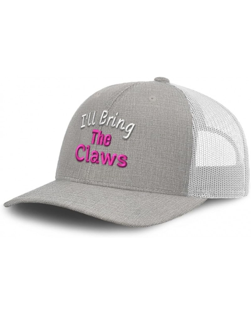 Trucker Baseball Cap I'll Bring The Claws Cotton Dad Hats for Men & Women Heather Tan White $13.77 Baseball Caps