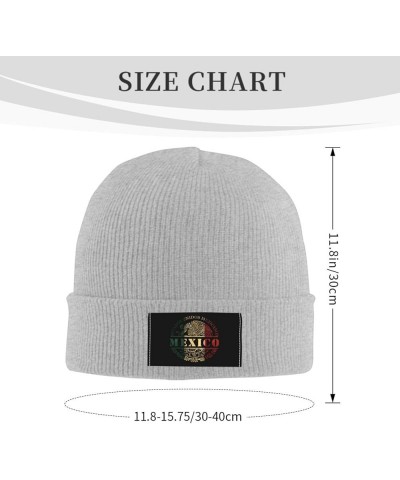 Unisex Knit Beanie Hat,Soft Warm Skull Cap Winter Hat Knit Cuffed Beanie for Men and Women Gray $9.82 Skullies & Beanies