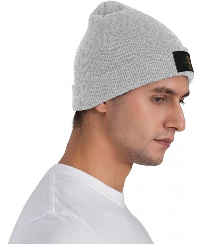 Unisex Knit Beanie Hat,Soft Warm Skull Cap Winter Hat Knit Cuffed Beanie for Men and Women Gray $9.82 Skullies & Beanies