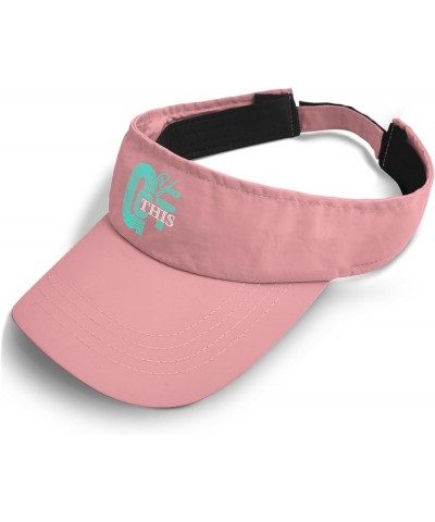 You got This Hat Sun Visor Hat for Teens Visor Cute Visor Hats Pink $8.80 Sun Hats