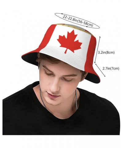 Bucket Hat Flag of Canada Fisherman's Cap Men and Women. Sun Hats Black $11.31 Bucket Hats