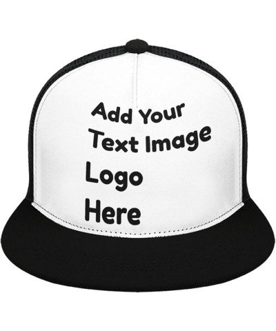 Personalized Hats for Men Women with Photo Text, Custom Hats Design Your Own Customizable Baseball Cap for Outdoor Adjustable...