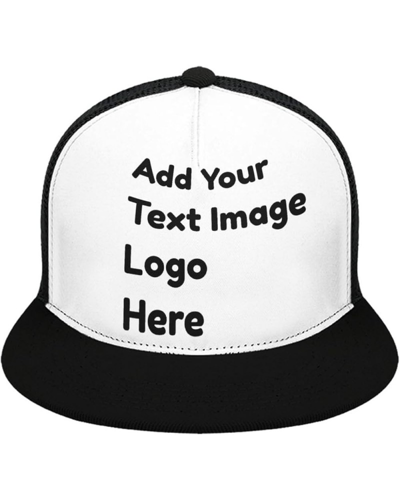 Personalized Hats for Men Women with Photo Text, Custom Hats Design Your Own Customizable Baseball Cap for Outdoor Adjustable...