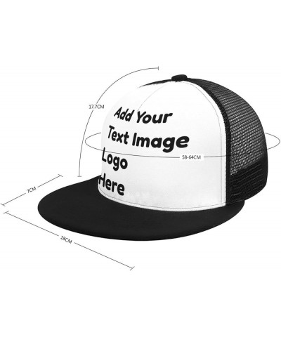 Personalized Hats for Men Women with Photo Text, Custom Hats Design Your Own Customizable Baseball Cap for Outdoor Adjustable...