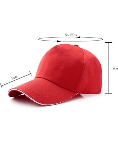 Unisex Baseball Cap Dad Hat Women Men Blank Washed Low Profile Peaked Cap Cotton UPF 50+ Running Golf Cap Hat Navy 3 $7.19 Sk...