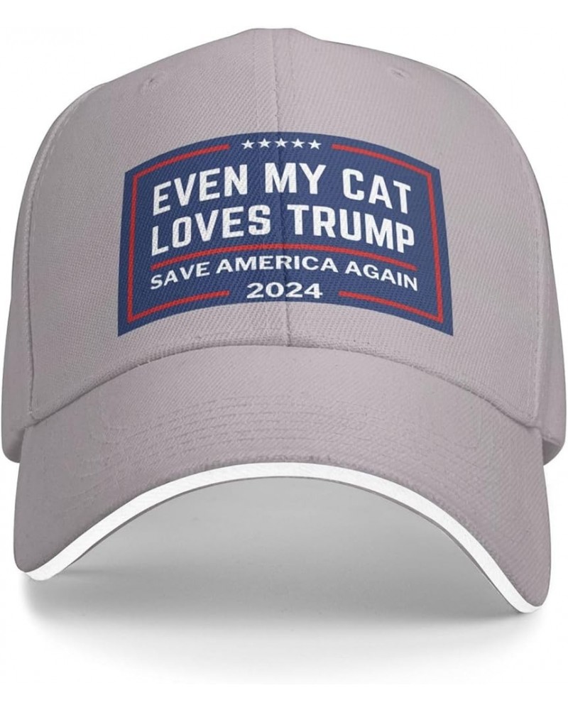 Even My Cat Loves Trump 2024 Anti Bi-Den F K Impeach Bi-Den Hat Men Women Trucker Hat Gift Baseball Cap Gray $12.09 Baseball ...