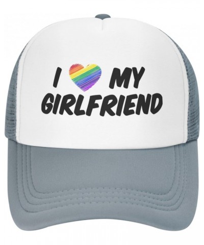 I Love Heart My Girlfriend Funny Baseball Cap Adjustable Hat Ball Cap Trucker Hats Sports Hat Campaign Hats Athletic Baseball...