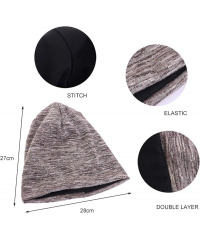 Thick Hat Knit Mens Lined Warm Unisex Winter Baseball Caps 1350 United Hats Coffee-d $12.89 Skullies & Beanies