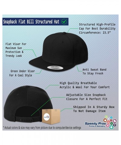 Snapback Hats for Men and Women Court Reporter Acrylic Flat Bill Baseball Black Design Only $13.60 Baseball Caps